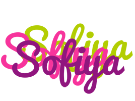 Sofiya flowers logo