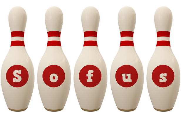 Sofus bowling-pin logo