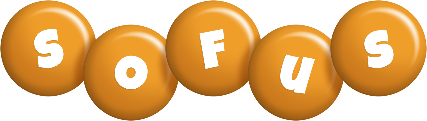 Sofus candy-orange logo
