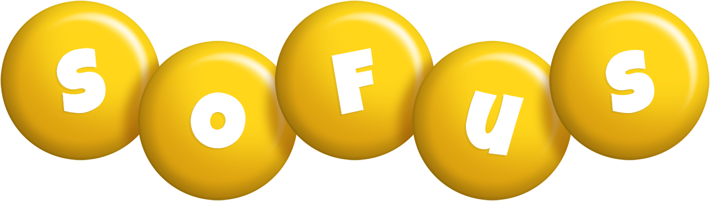 Sofus candy-yellow logo