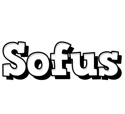 Sofus snowing logo