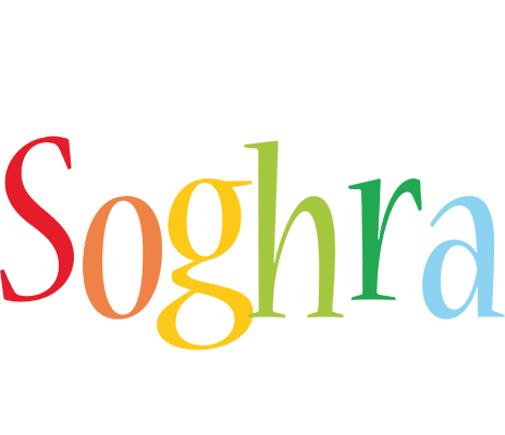 Soghra birthday logo