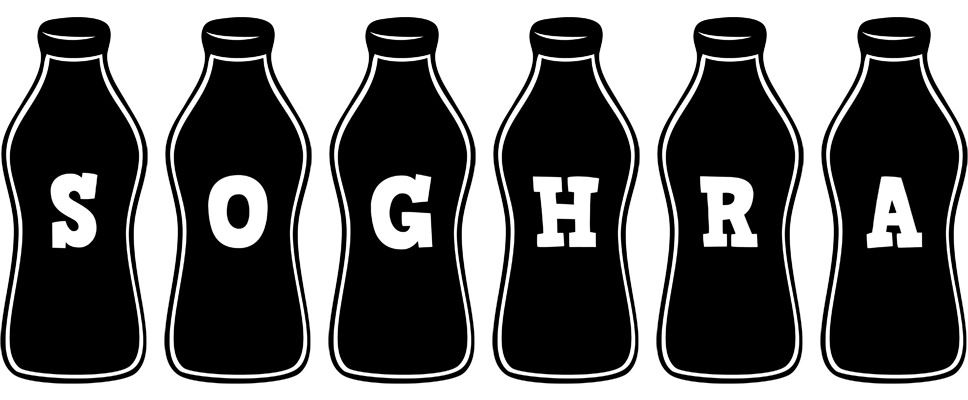 Soghra bottle logo