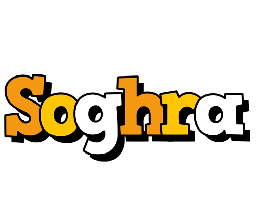 Soghra cartoon logo