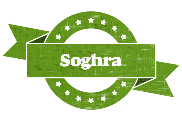 Soghra natural logo