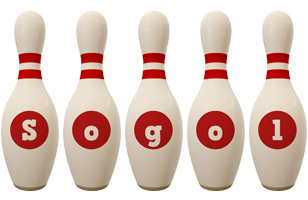 Sogol bowling-pin logo