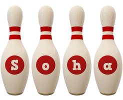 Soha bowling-pin logo