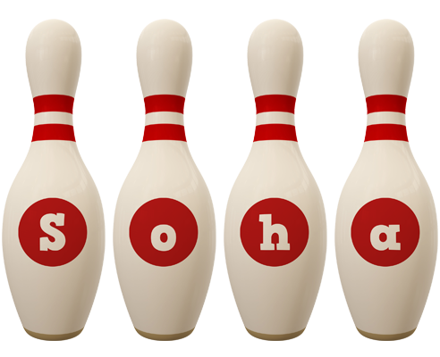 Soha bowling-pin logo