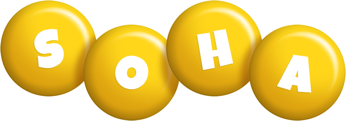 Soha candy-yellow logo