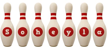 Soheyla bowling-pin logo