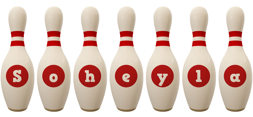 Soheyla bowling-pin logo