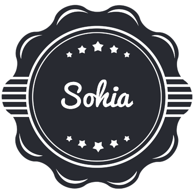 Sohia badge logo
