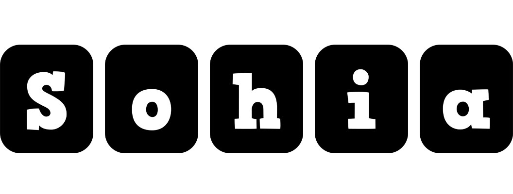 Sohia box logo