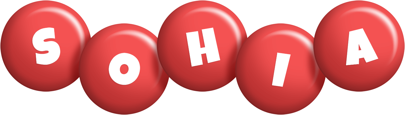 Sohia candy-red logo