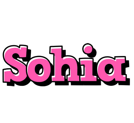 Sohia girlish logo