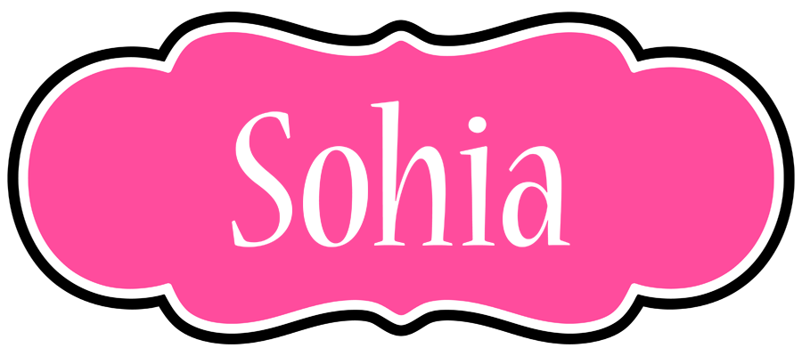 Sohia invitation logo