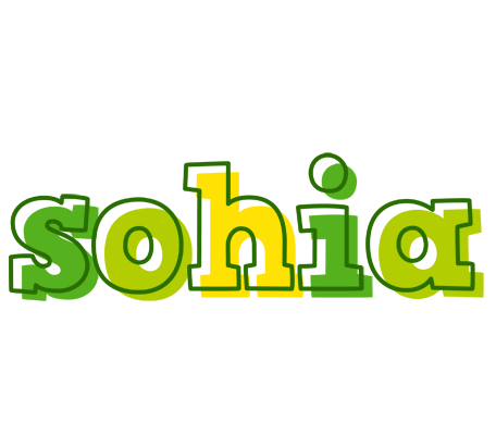 Sohia juice logo