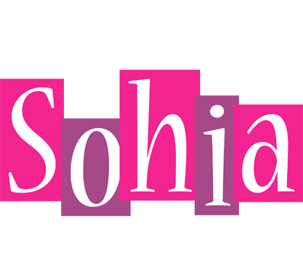 Sohia whine logo