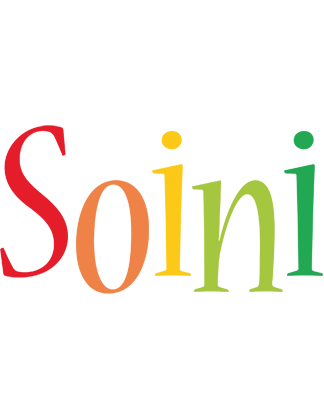 Soini birthday logo