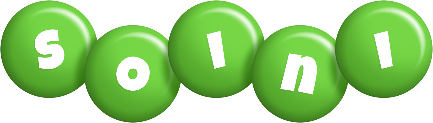 Soini candy-green logo