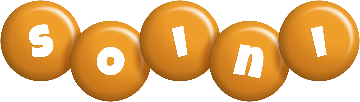 Soini candy-orange logo