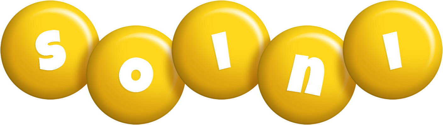 Soini candy-yellow logo