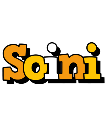 Soini cartoon logo