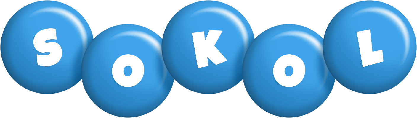 Sokol candy-blue logo