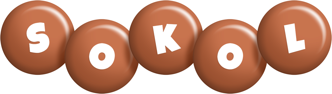 Sokol candy-brown logo