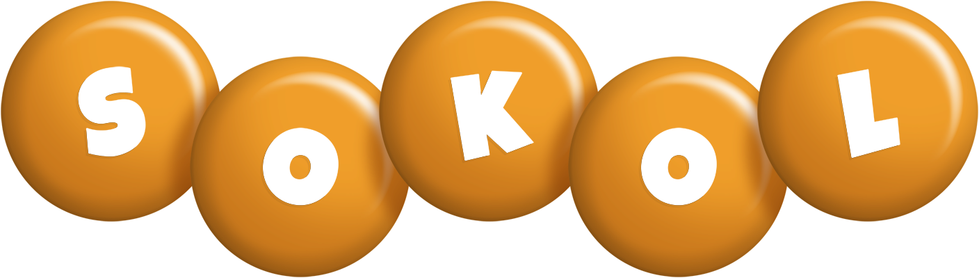 Sokol candy-orange logo