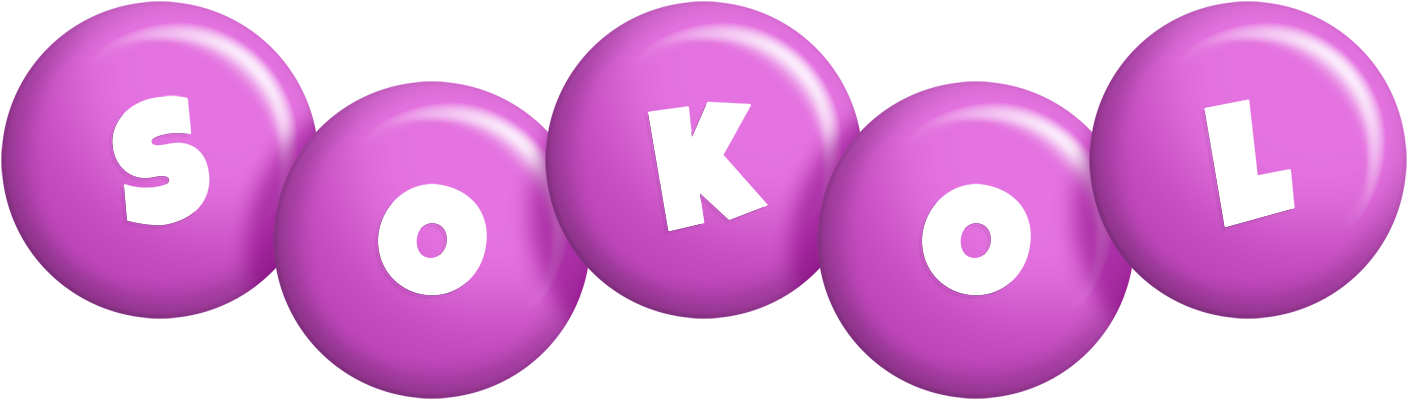 Sokol candy-purple logo