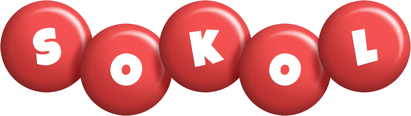 Sokol candy-red logo