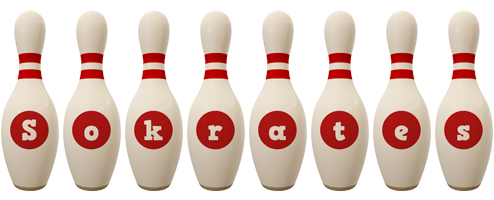 Sokrates bowling-pin logo