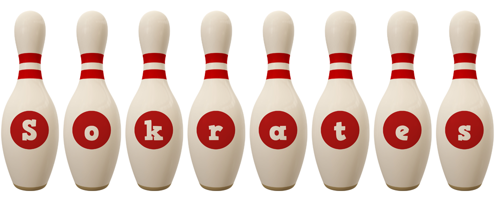 Sokrates bowling-pin logo