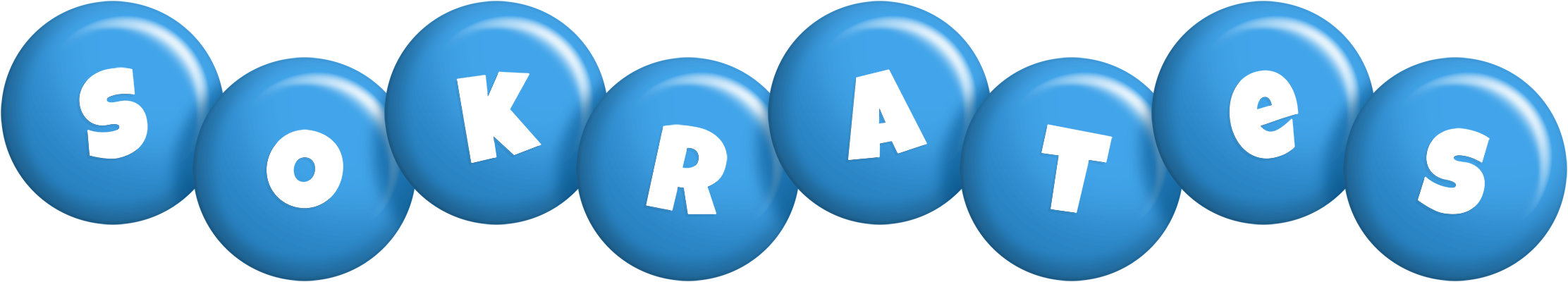 Sokrates candy-blue logo