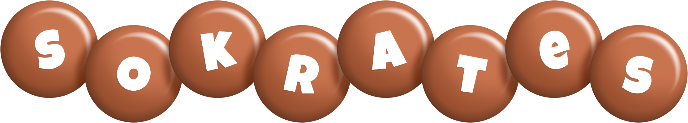 Sokrates candy-brown logo