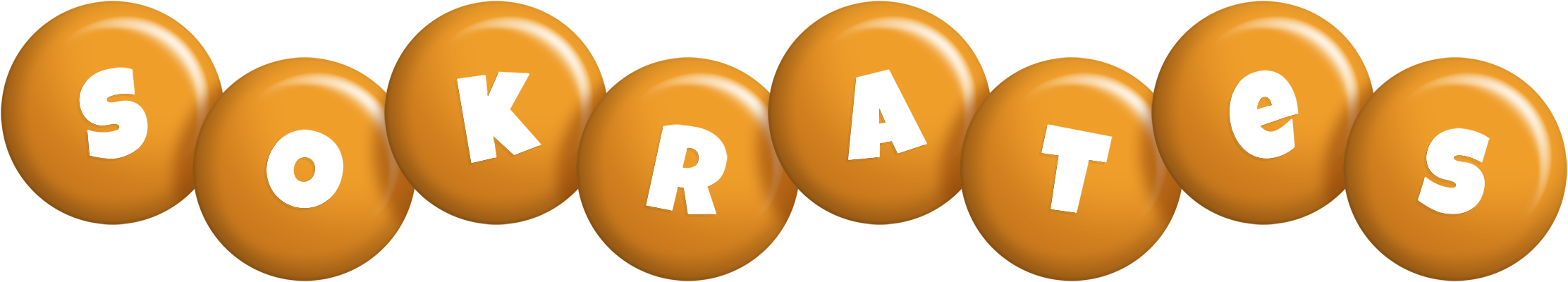 Sokrates candy-orange logo