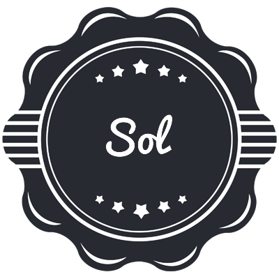 Sol badge logo