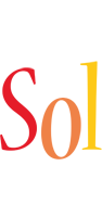 Sol birthday logo