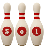 Sol bowling-pin logo