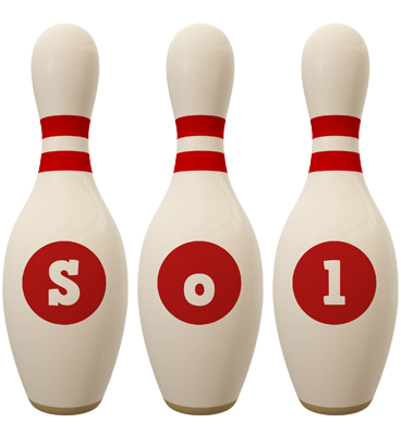 Sol bowling-pin logo