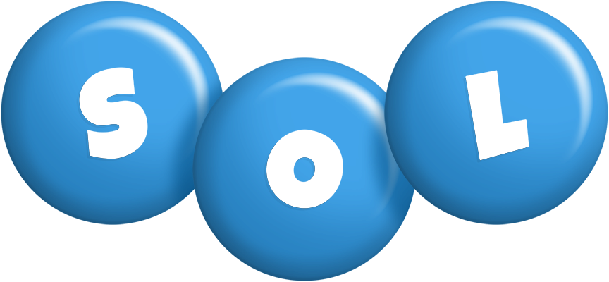 Sol candy-blue logo
