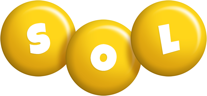 Sol candy-yellow logo