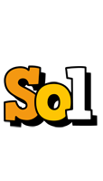 Sol cartoon logo
