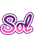 Sol cheerful logo