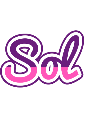 Sol cheerful logo