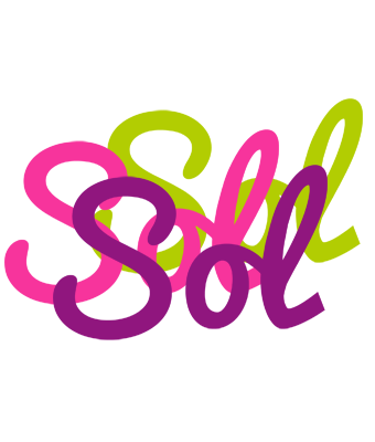 Sol flowers logo