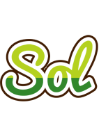 Sol golfing logo