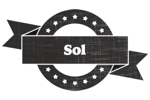 Sol grunge logo