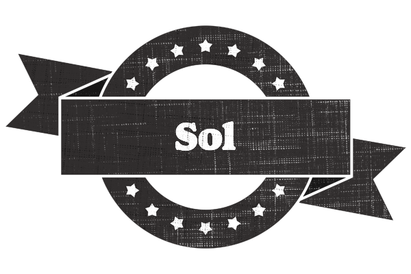 Sol grunge logo